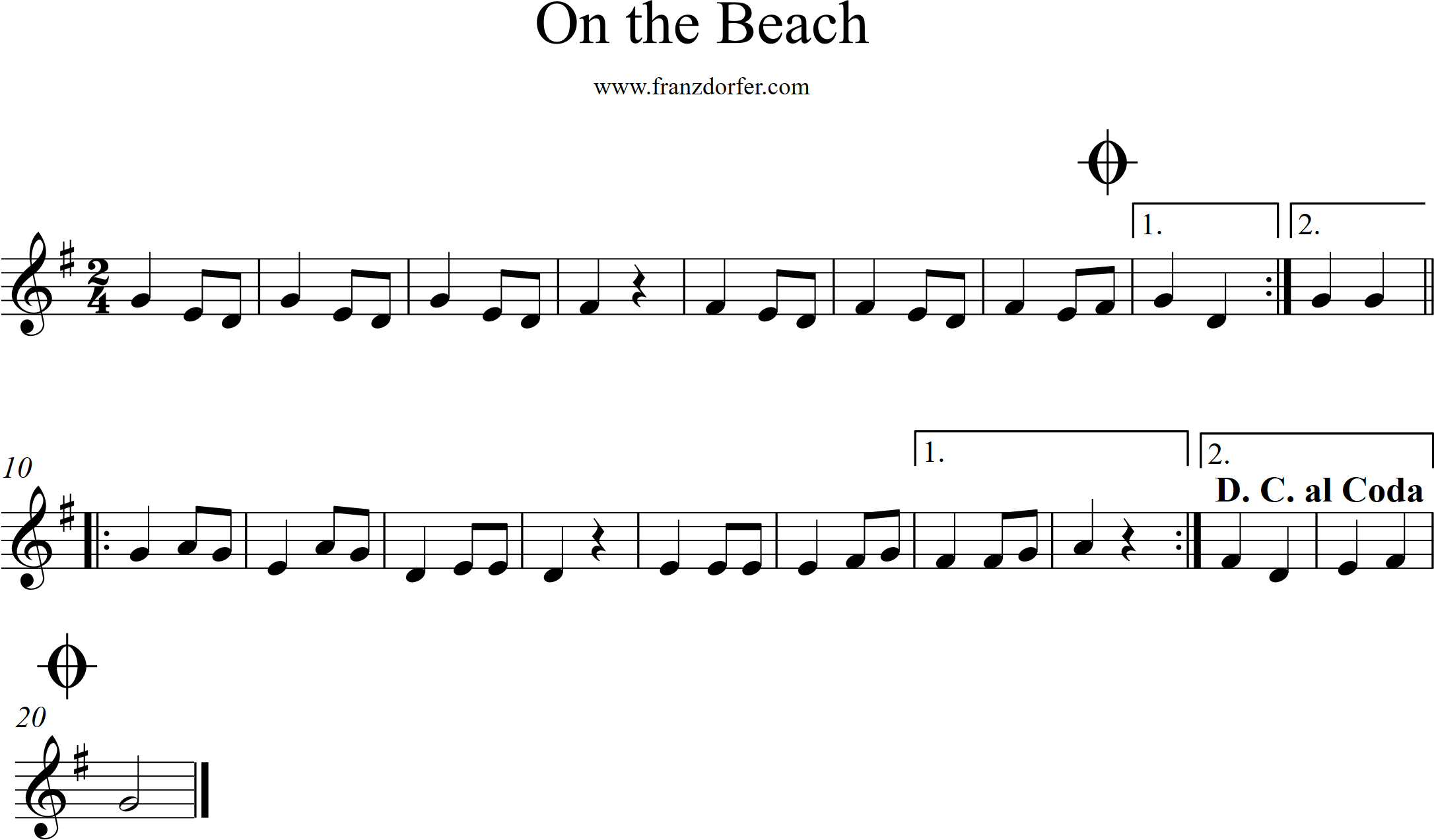 trumpet on the Beach